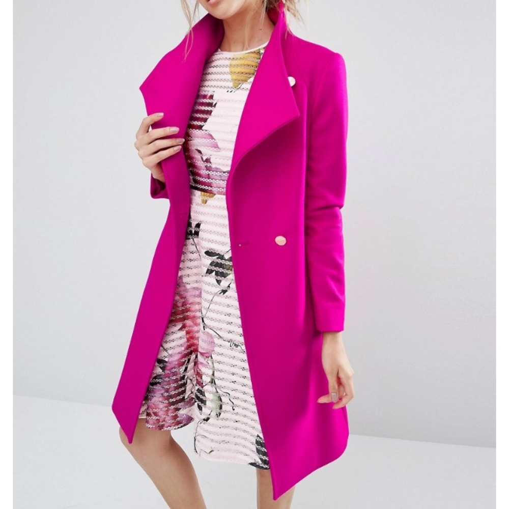 👀 Looking for Ted baker Nevia wrap coat in fuchsia pink.
